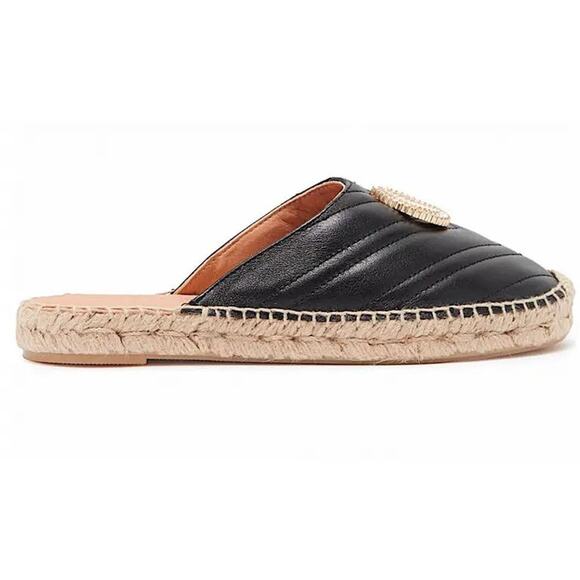 Valentino Clara Leather Espadrille - 10 - Picture 6 of 7